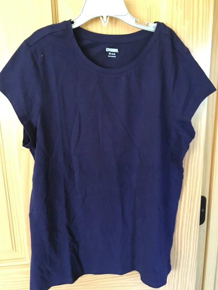 NWT Gymboree Navy Blue Basic Tee Shirt Top Girls 2T,3T,4T,5T,5/6,7/8,10/12,14 - Image 1 of 1