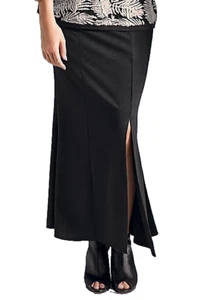 KALEIDOSCOPE BLACK JERSEY MAXI SKIRT SIZE 10 NEW - Picture 1 of 2