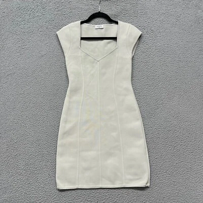 Vestido Babaton Aritzia Feminino M Bodycon Decote V Sem Mangas Elástico Mínimo - Imagem 1 de 4
