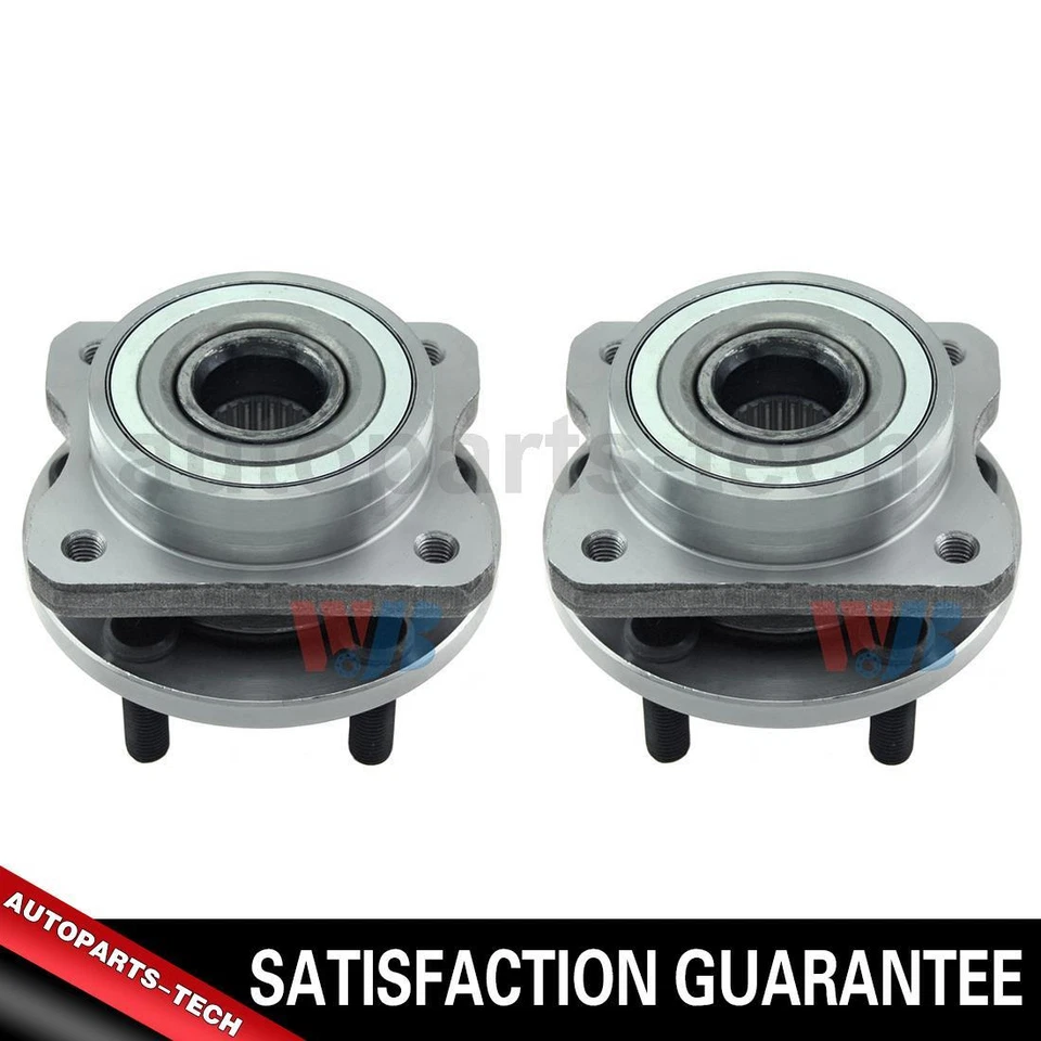Conjunto de buje de rueda delantera WJB para Dodge Caravan 1996 1997 1998 1999 2000 Foto 1 de 3