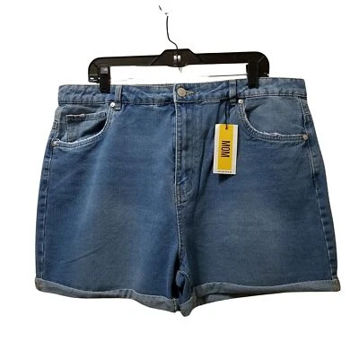 Refuge Denim Jean Shorts Junior’s 13 Blue Mom High Rise Taille Haute  - Image 1 of 4