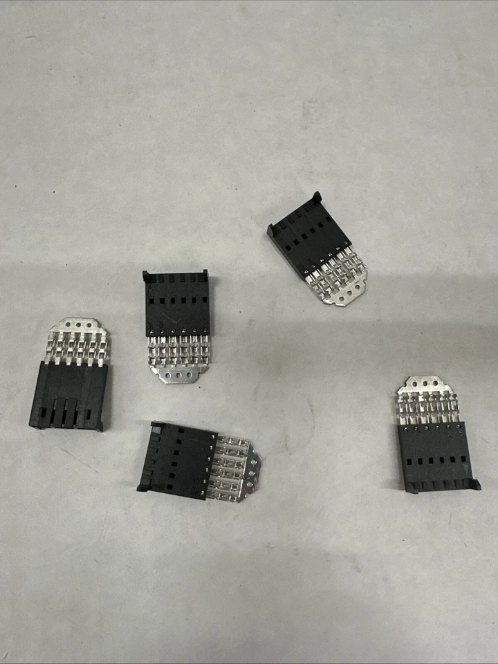 Rauland Borg R4KCONN6 R4K 6 Pin Connectors 5 Pcs. *NEW*