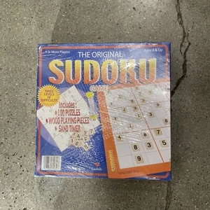 Sudoku Board Game Original Wood Pieces Cardinal 2005  NEW Sealed Box Free Ship - Picture 1 of 6