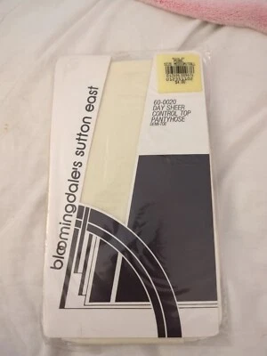 Bloomingdale’s Sutton East Day Sheer Control Top Pantyhose Demi Toe. Med/Tall - Image 1 of 3