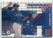 2003 (RANGERS) Donruss Elite Throwback Threads Prime #9 Alex Rodriguez
