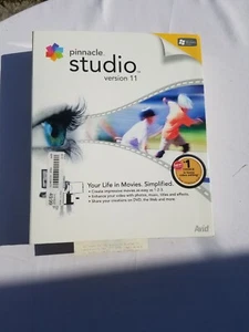 Pinnacle Studio Version 11 DVD CD Avid Digital Video Movies Imaging Windows - Picture 1 of 1