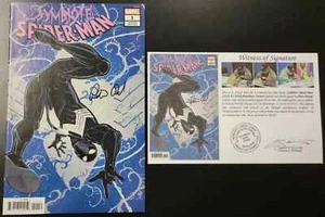 Symbiote Spider-Man (2019) #1 Bradshaw Variant SIGNED Peter David Notarized WOS - Picture 1 of 6