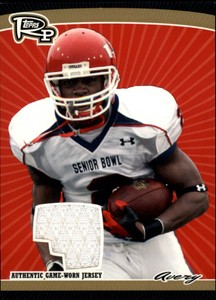 2008 Topps Rookie Progression Game Worn Jerseys Gold #DA Donnie Avery /99 