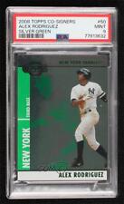 2008 Topps Co-Signers Silver Green 132/200 Alex Rodriguez #50 PSA 9 MINT