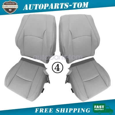 For 2004 2005 Lexus RX330 Driver & Passenger Bottom &Top Leather Seat Cover Gray - Image 1 of 4