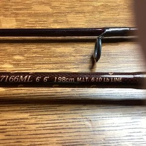 Kunnan 7166ML Graphite Advantage 6’ 6” Fishing Rod Spiraltech Fuji FPS-18  - Picture 1 of 11