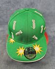 New Era 59Fifty Dropping Bombs Green Fitted Cap 7-3/4 Nwt Vintage Cl05