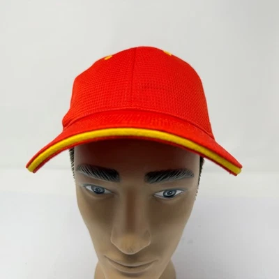 McDonalds Apparel Collection Red & Yellow Logo Baseball Cap Hat Adult Snapback - Image 1 of 4