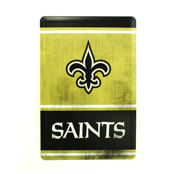 New Orleans Saints NFL Team Logo Tin Sign - Image 1 of 1