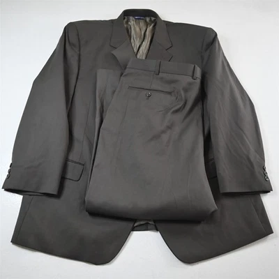 Valenti Uomo 48R 40x30 Verde Oliva Gris Hombre Chaqueta Pantalones Traje Foto 1 de 4