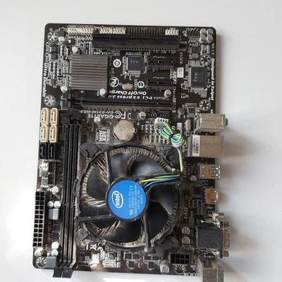 Mainboard Gigabyte GA-B85M-HD3G  + Intel Core i3-4170 1150 - Bild 1 von 2