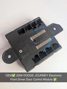 OEM✅ 2009 DODGE JOURNEY Electronic Front Driver Door Control Module ✅ - Foto 1 di 6