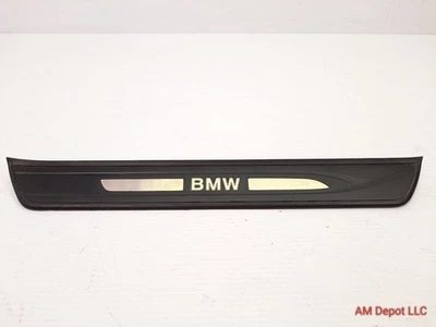 2012 BMW 535i 550i GT F07 Front Right Passenger Entrance Trim Iluminated 7193470 - Image 1 of 4