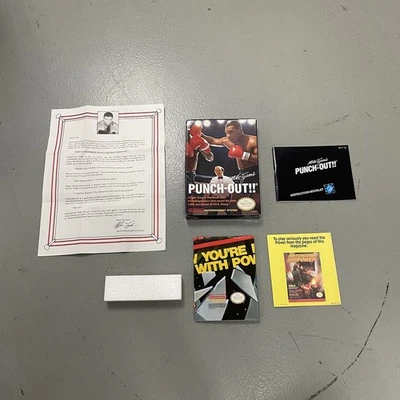 Mike Tyson’s Punch-Out!! NES - BOX ONLY w/ Letter Manual Inserts NICE SHAPE - Image 1 of 4