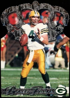 Colección Pacific Platinum Crown Brett Favre 1996 troquelado #109/500 #PC-3 Foto 1 de 2