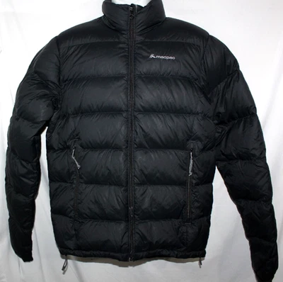 Abrigo acolchado Macpac negro para hombre con cremallera completa talla XS Foto 1 de 4