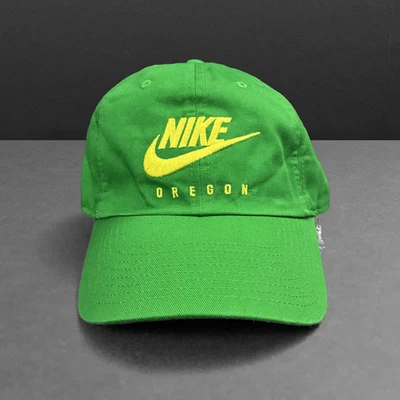 Gorra ajustable relajada Oregon Ducks Nike Futura Logo "OREGON" H86 - NUEVA SIN ETIQUETAS Foto 1 de 4