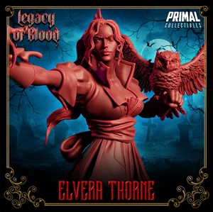 Wizard Elvera Thorne | Escala de mesa | Miniatura TTRPG D&D | Primal coleccionable - Imagen 1 de 10