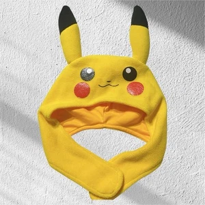 POKÉMON PIKACHU HOODED HEAD PIECE YELLOW KIDS Boy Girl Rubie’s Costume 2015 - Picture 1 of 12