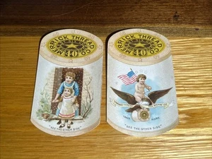 2-Merrick's Carrete Algodón Tarjeta Comercial-Mini Calendario Niños/Querubín EE. UU. Águila R419 - Imagen 1 de 2