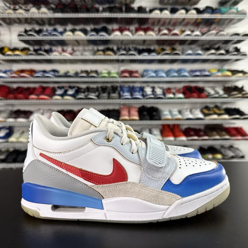 Nike Jordan Legacy 312 Bajo Blanco Azul Real Rojo FN8902-161 Hombres Talla 8.5 Foto 1 de 4