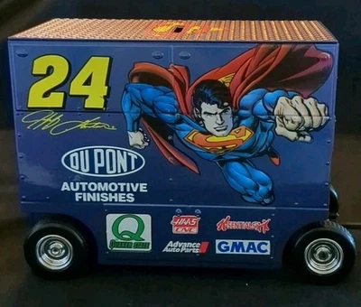 Banco Nascar Jeff Gordon Superman Pit Wagon 1999 hecho por acción deportes de motor  Foto 1 de 4