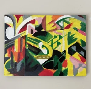 Ölgemälde auf Leinwand Abstrakte Kunst 24”x18” - Bild 1 von 3