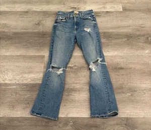 Mother The Insider Ankle Jeans Damen 25 Mid-Rise Bootcut Bloom And Doom - Bild 1 von 9