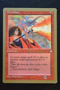Magic The Gathering MTG PYROBLAST WCD 1998: Brian Selden MP Moderately Played - Picture 1 of 2