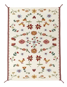 Alfombra hecha a mano IKEA NICKGRÄS, tejida plana, multicolor - Imagen 1 de 13