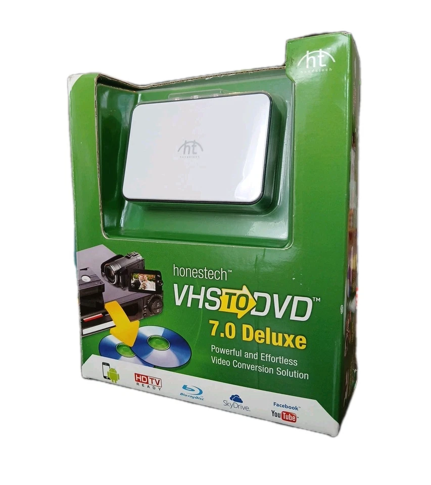 Honestech VHS to  PC  and dvd 7.0 Deluxe Video Conversion windows 7 /8  - Image 1 of 4