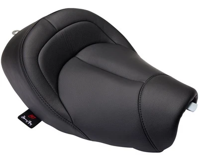 Asiento de motocicleta Danny Gray BigIST Solo de cuero negro (FA-DGE-0274) Foto 1 de 2