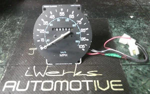 83-86 Nissan Pickup truck 720 dash cluster speedo speedometer gauge assembly 269 - Picture 1 of 6