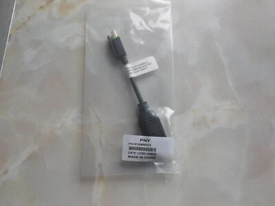 PNY 91008582V3 Mini Display Port to Display Port Adapter Cable CB803E-4000-10F - Image 1 of 4