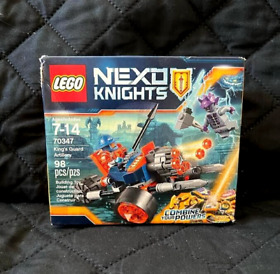 LEGO NEXO KNIGHTS King's Guard Artillery 70347 New Sealed Retired Set