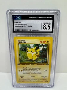 1999 Pokemon Pikachu Jungle 1st Edition #60 CGC 8.5 - Picture 1 of 2
