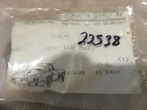 63 64 65 66 67 C2 Corvette Differential Side Yoke Seal---NEW! - Picture 1 of 2