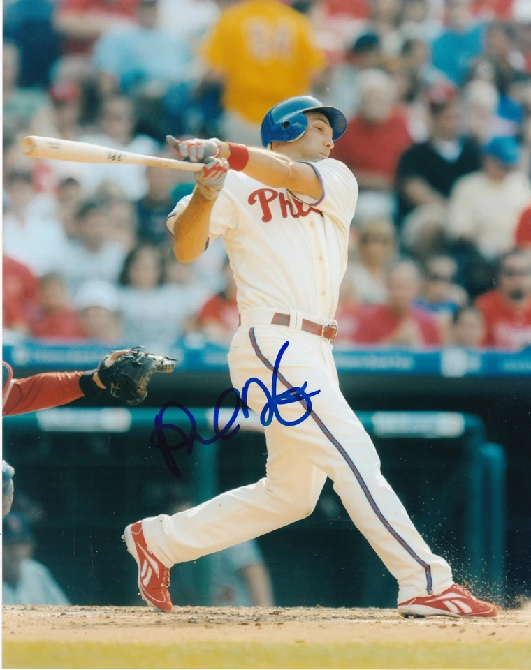 RAUL IBANEZ PHILADELPHIA PHILLIES AÇÃO ASSINADA 8x10 - Imagem 1 de 1