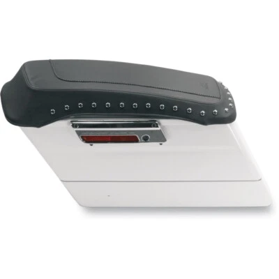 Mustang Studded Saddlebag Lid Cover (Black) Pair | 77605 - Image 1 of 2