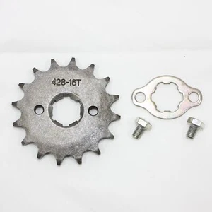 16T Dientes 20mm 428 Cadena Piñón Frontal Cog PIT TRAIL QUAD BICICLETA ATV BUGGY - Imagen 1 de 2