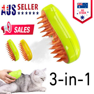 3-in-1 Cat Steam Brush, Self-cleaning Steam Cat Brush, Cat Steam Brush Massage