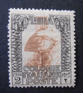 ITALIA,ITALY Colonie LIBIA 1921 " Serie Pittorica 2c. nero e br. MNH** ss.22 - Picture 1 of 2