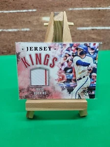 2019 Diamond Kings JERSEY KINGS RELIC Phillies / Brewers Rhys Hoskins # JK-RH - Picture 1 of 2