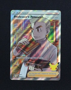 Professor's Research 024/025 - Celebrations - Full Art Trainer Pokemon - NM1 - Picture 1 of 2