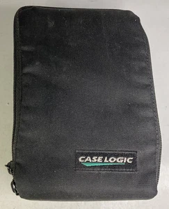 Black Cassette Zipper Closing Case Logic - Holds & Includes 10 Cassettes - XMAS - Bild 1 von 4